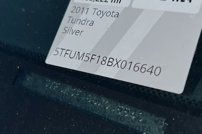 2011 Toyota Tundra GRADE Dbl 4.6L V8 6-Spd AT