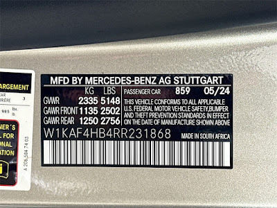 2024 Mercedes-Benz C-Class C 300