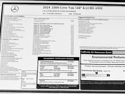 2024 Mercedes-Benz Sprinter Crew Van