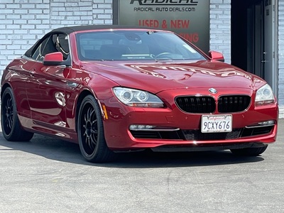 2012 BMW 6 Series 650i Convertible RWD